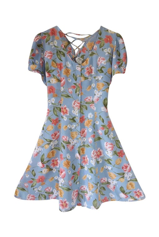 90's button-down dress