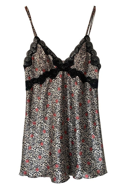 Short leopard nightie dress from the brand