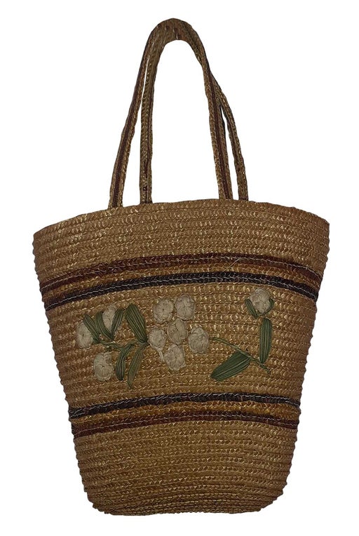 Embroidered basket