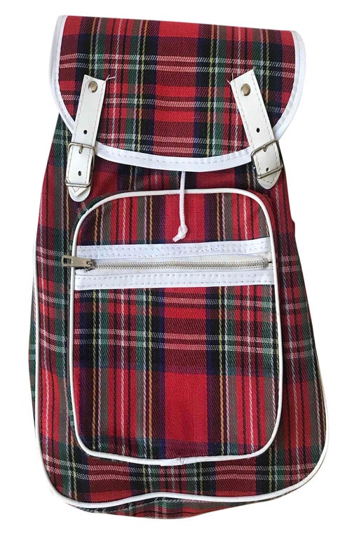 Tartan backpack