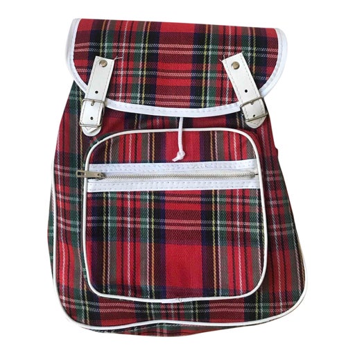 Tartan backpack