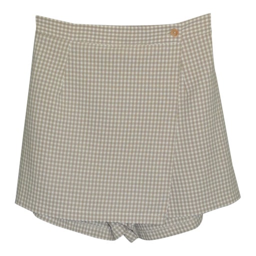 Gingham short skirt