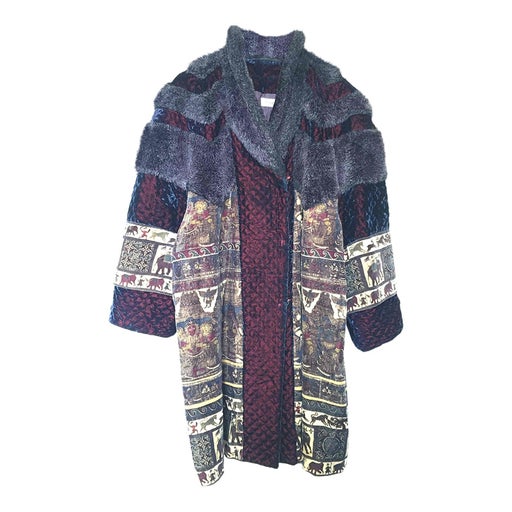 Faux fur coat
