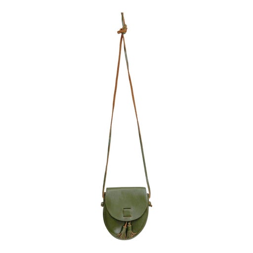 Leather shoulder bag