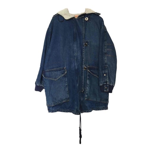Denim parka