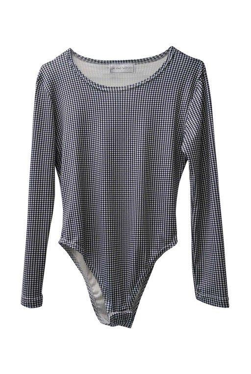 Houndstooth bodysuit