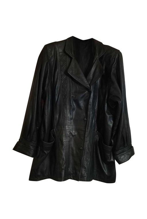 Very nice coat in goat leather. VS