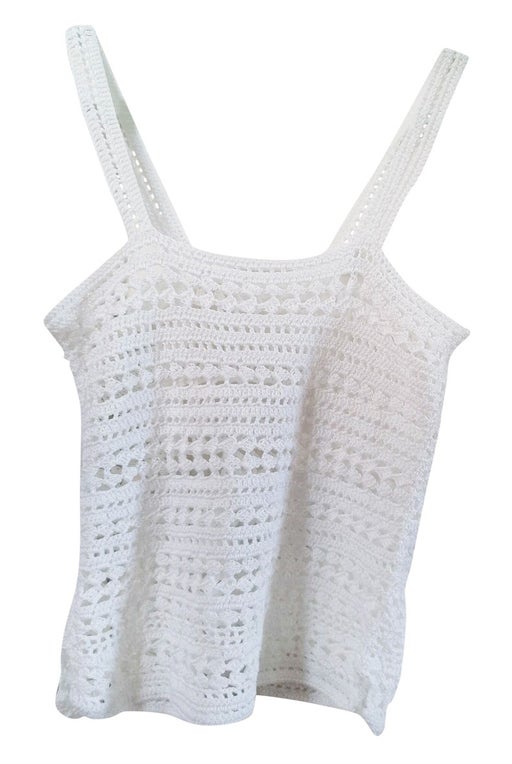 White crochet camisole Handmade so u