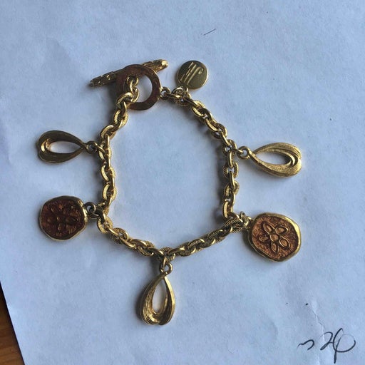 Jacques Esterel charm bracelet gold