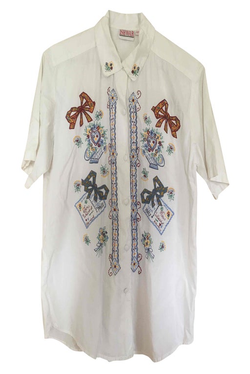Austrian stylish embroidered blouse