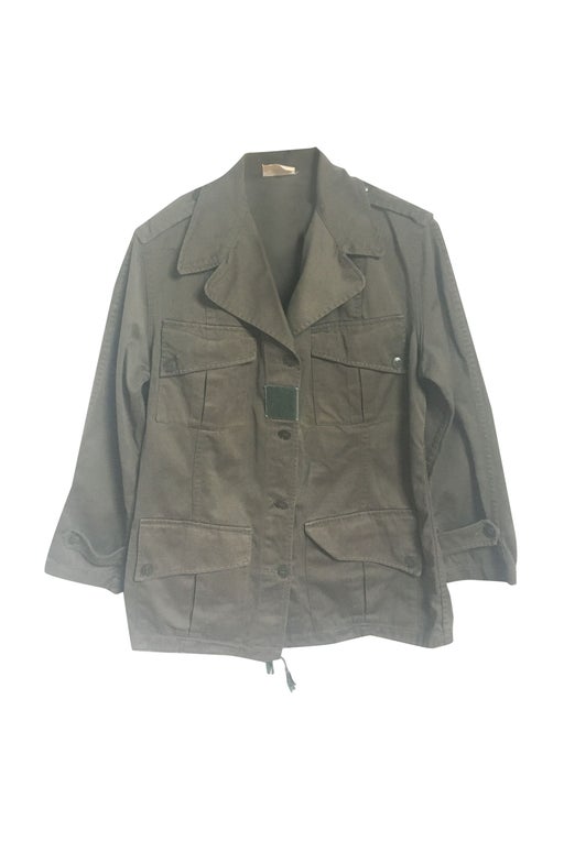 Khaki military jacket, part that has become inco