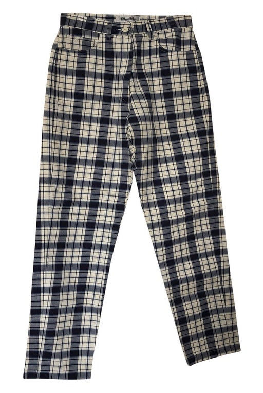 Checkered trousers