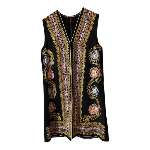 Embroidered vest