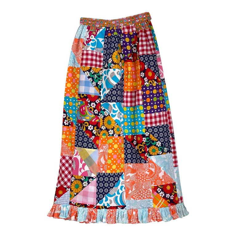 Jupe patchwork clearance
