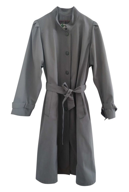 Belted trench coat