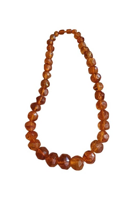 50's amber necklace
