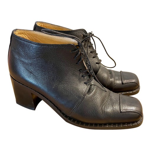 Bottines en cuir