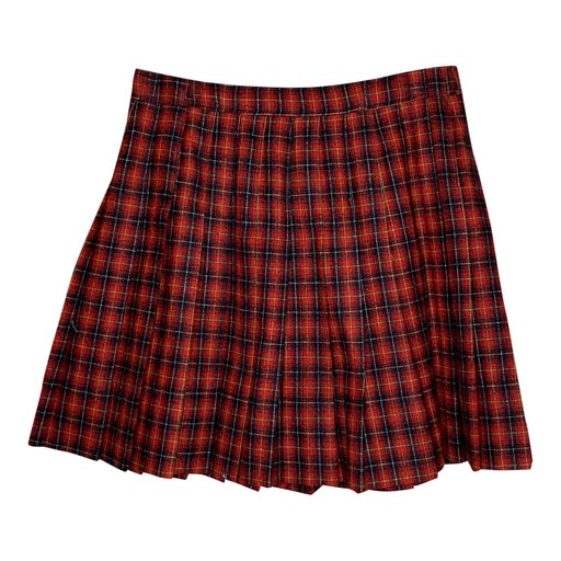 Mini pleated skirt