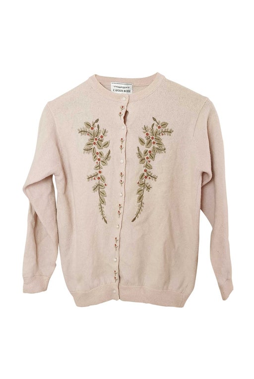 Embroidered cardigan