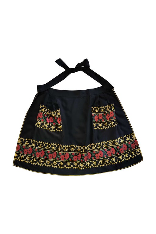 Embroidered apron