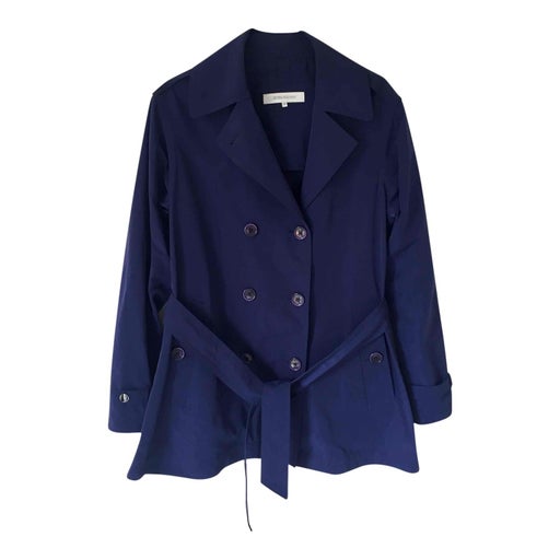 Belted trench coat