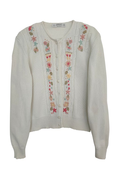 Embroidered cardigan