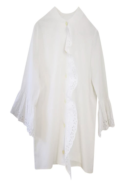 Romantic white blouse