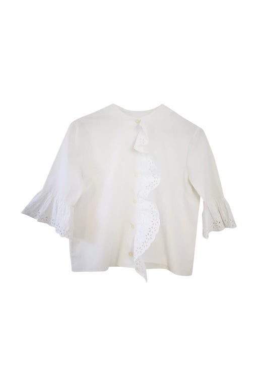 Blouse blanche romantique