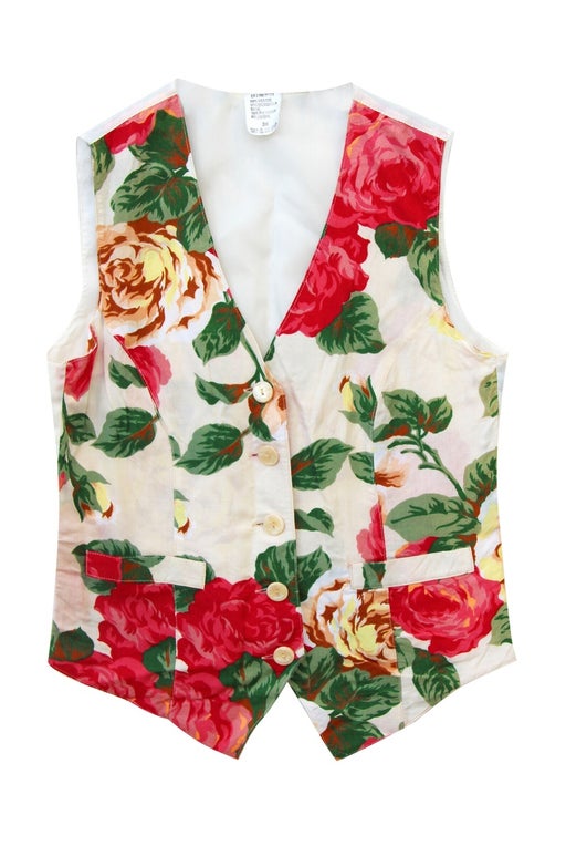 Floral waistcoat