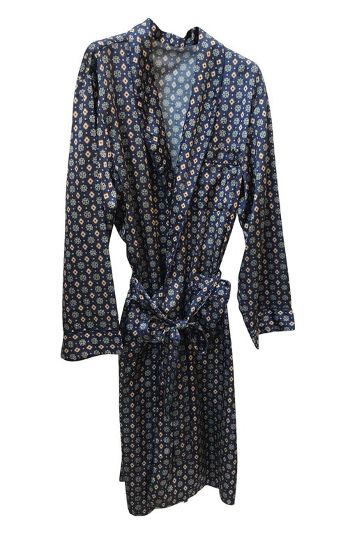 Silk bathrobe