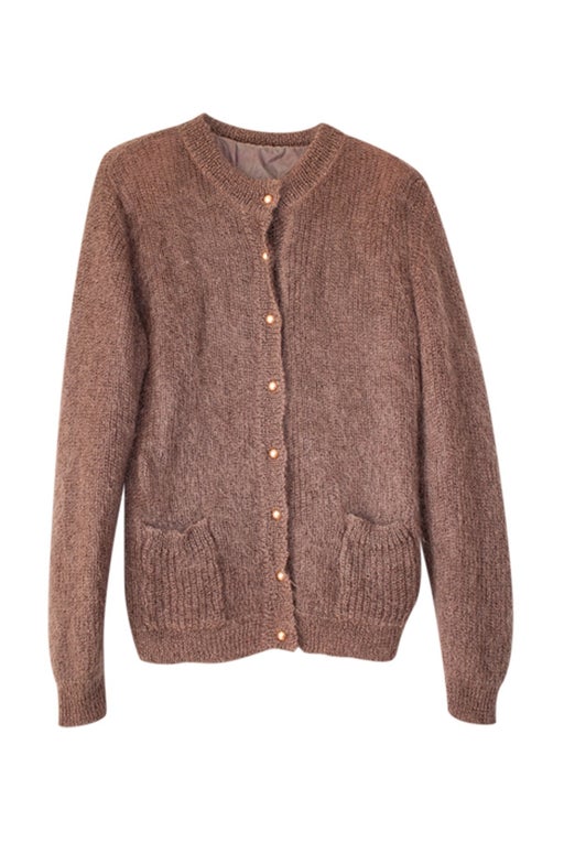 Cardigan en mohair