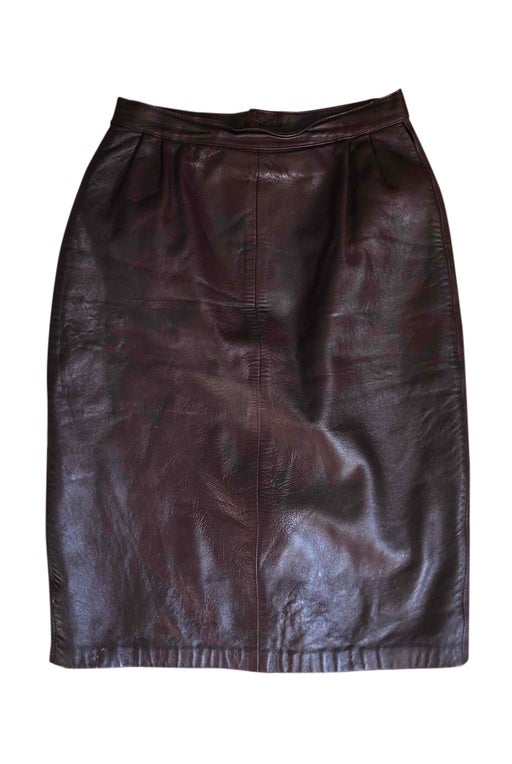 Leather skirt