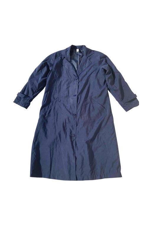 Long coat / blue raincoat