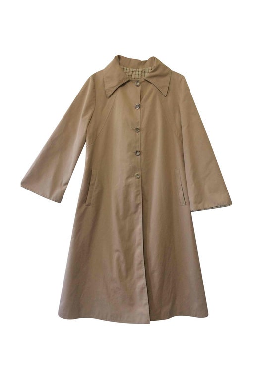 Hooded trench coat