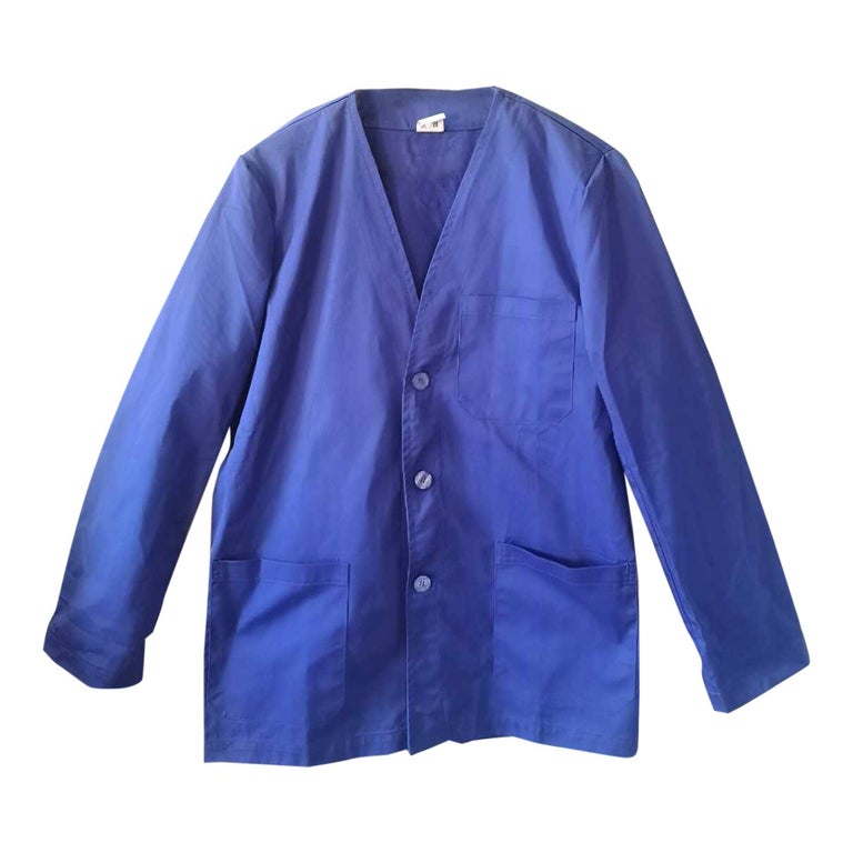Blue work jacket