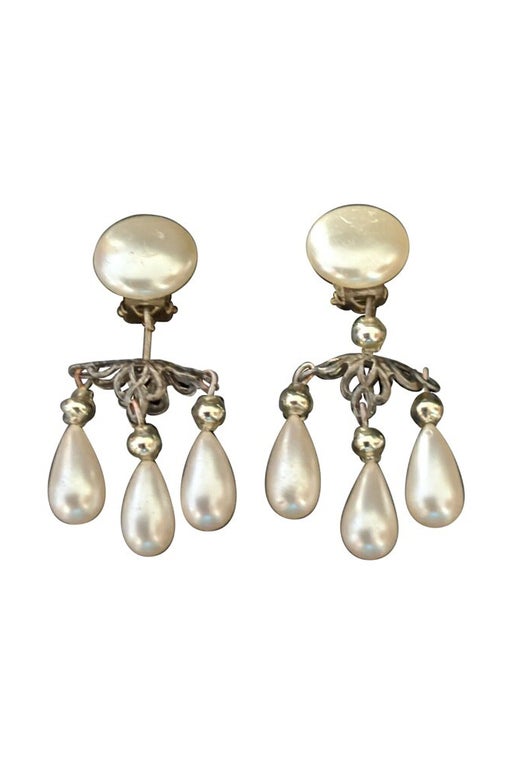 Pearl earrings