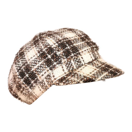 Casquette à carreaux
