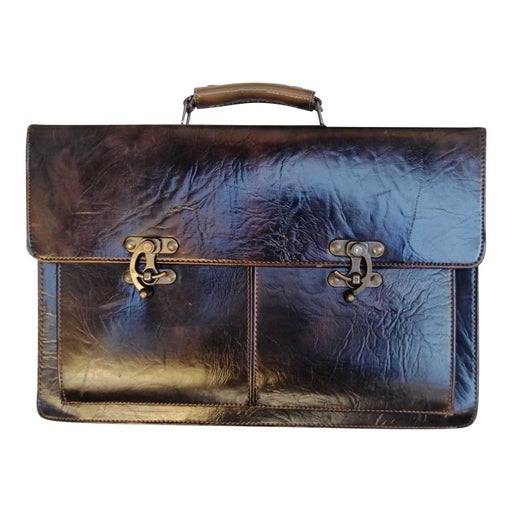 Leather satchel