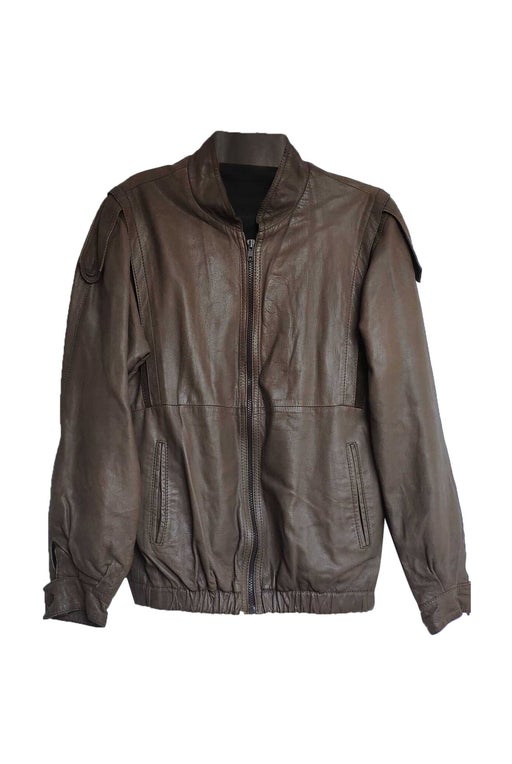Camel leather jacket