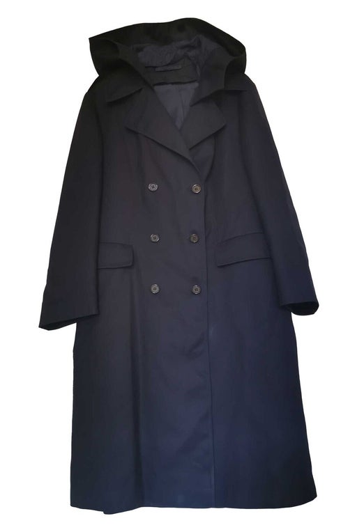 Hooded trench coat
