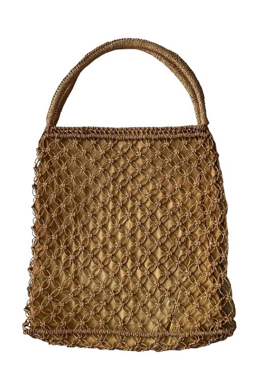Macrame Basket Handbag
