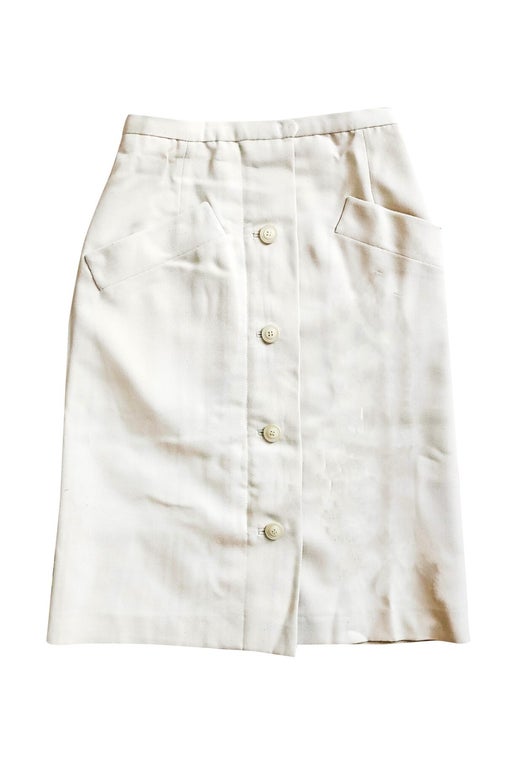 straight cotton skirt