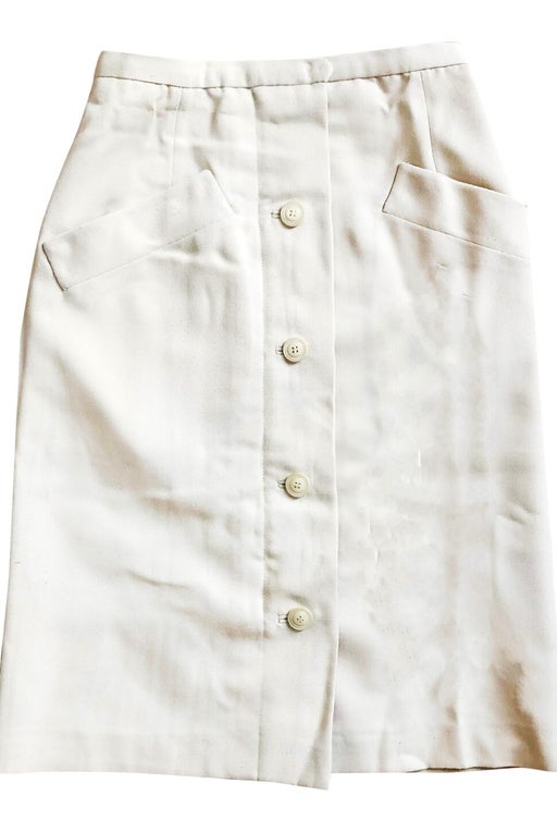 straight cotton skirt