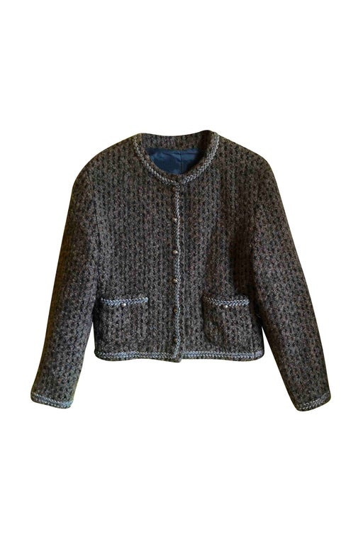 Short wool jacket