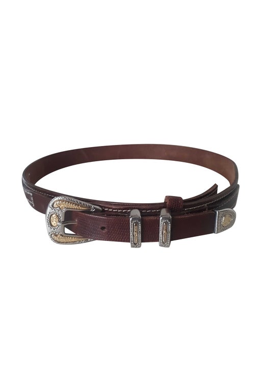 Leather belt