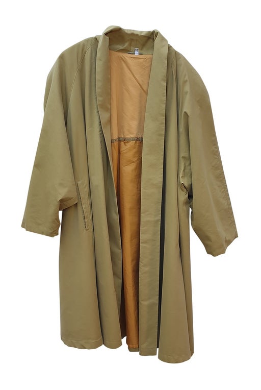 A-line trench coat