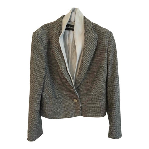 Linen skirt suit