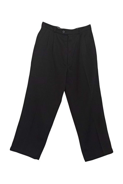 Black pleated pants