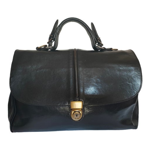 Leather satchel