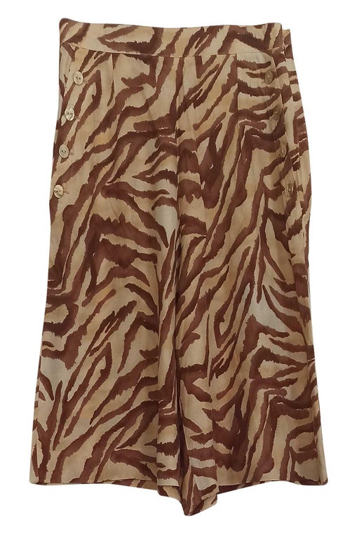 Zebra print shorts
